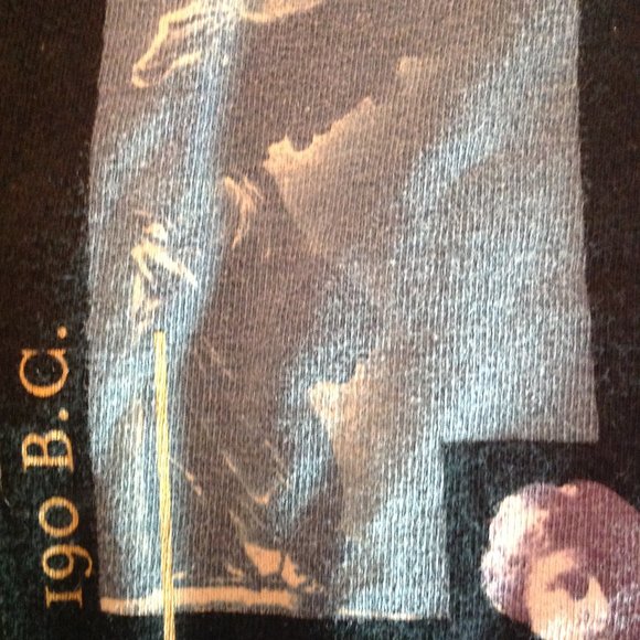 WILDWOOD PRODUCTIONS T-Shirt The History of Western Sculpture 90s Vintage - Picture 7 of 12